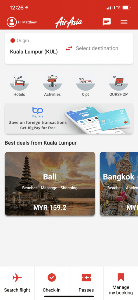AirAsia app