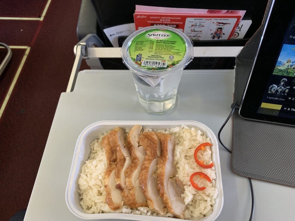 AirAsia meal