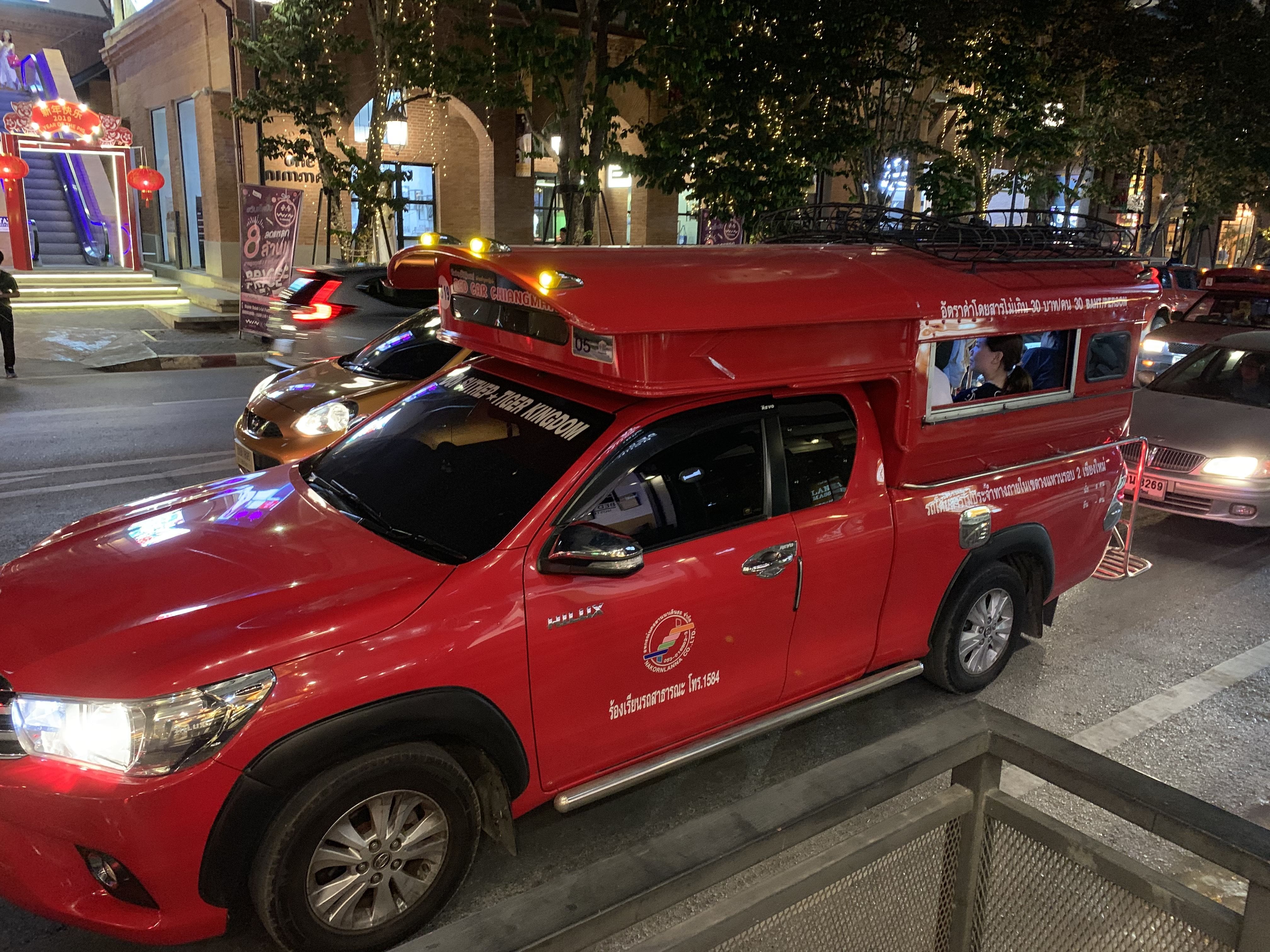 Red truck chiang mai