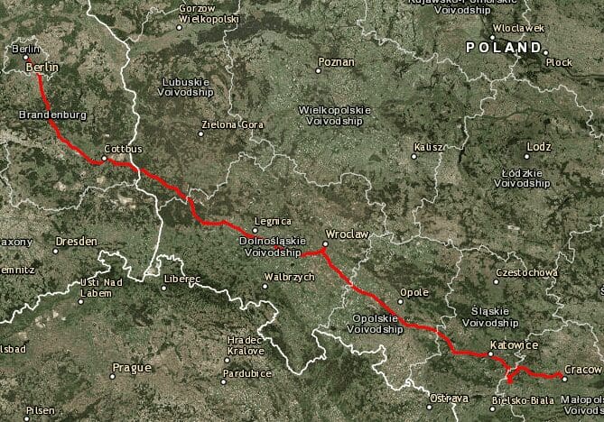 Exploring Germany and Poland Map