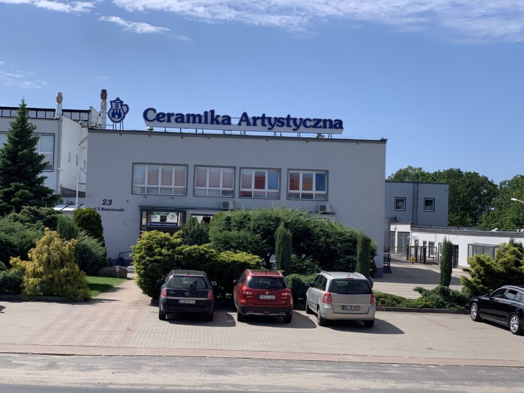 The Ceramika Artystyczna pottery factory in Boleslawiec, Poland