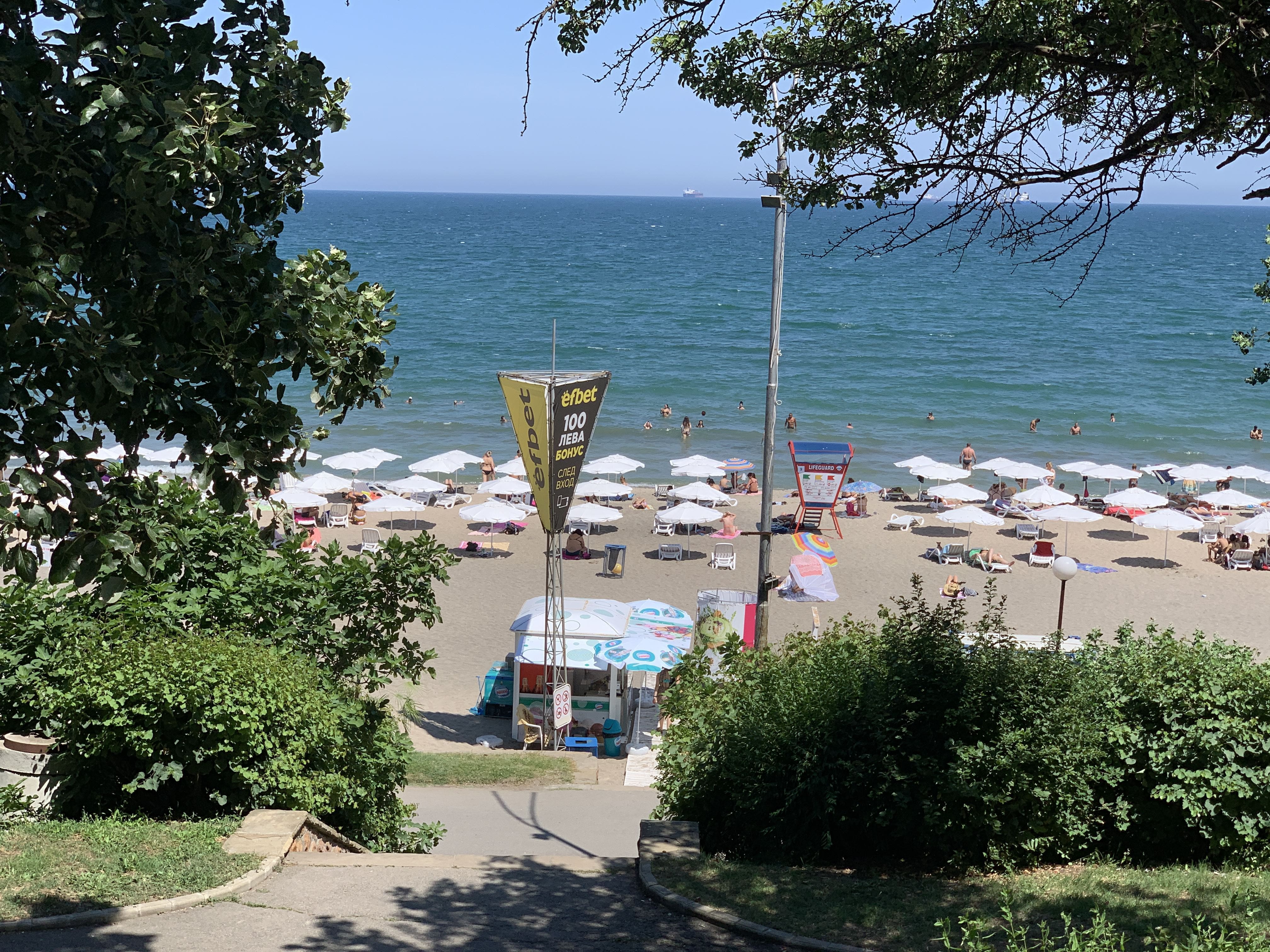 Beach in burgas bulgaria