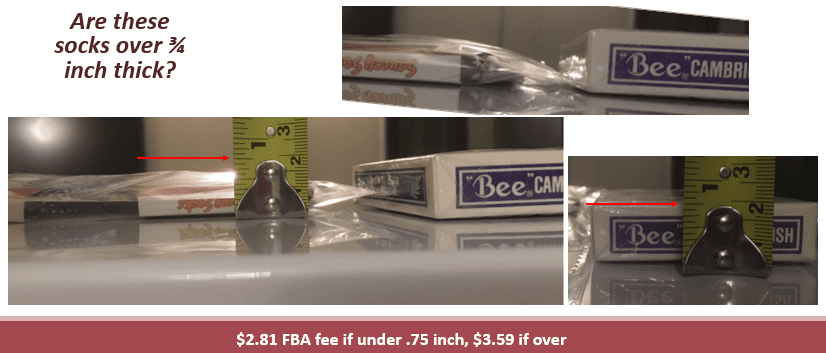 FBA size measurements