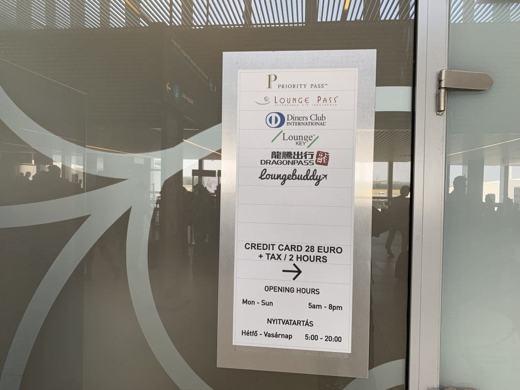 Budapest Priority Pass Platinum Lounge Access