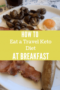 how to eat breakfast on a travel keto diet