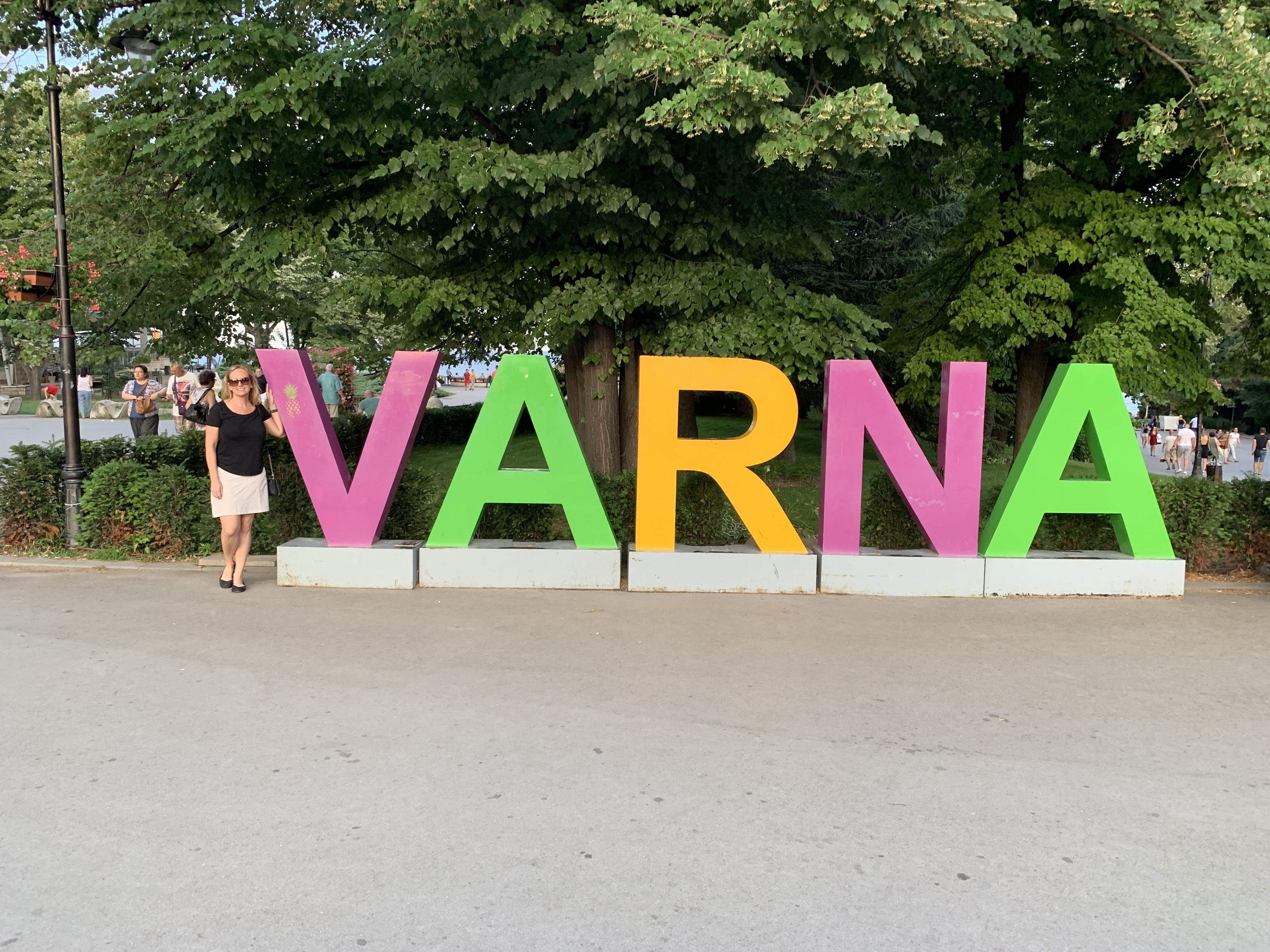 Varna Bulgaria Sign