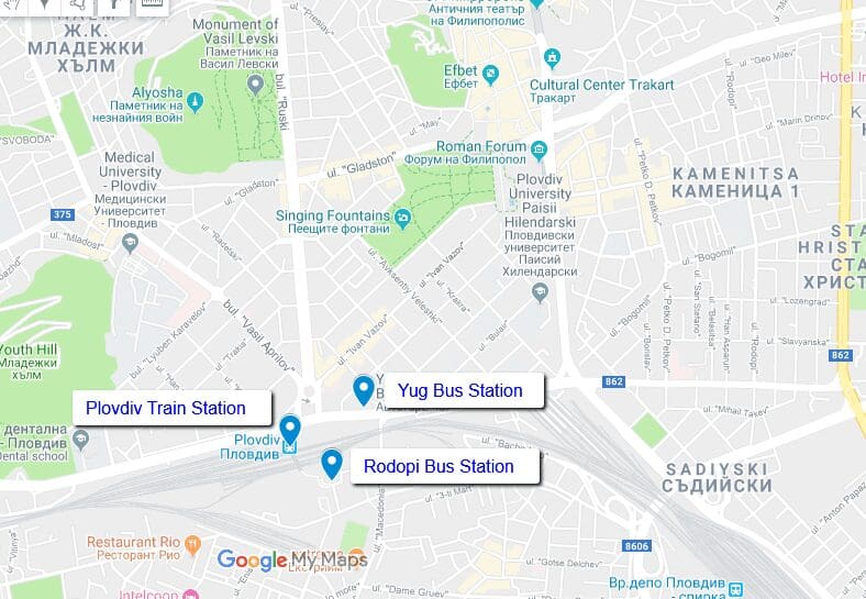 Plovdiv Bus Stations