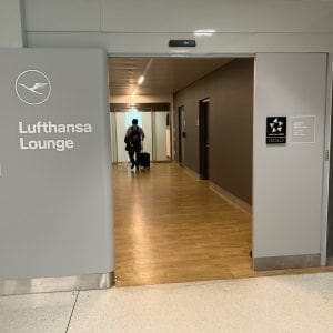 Lufthansa Lounge Entrance JFK Terminal 1
