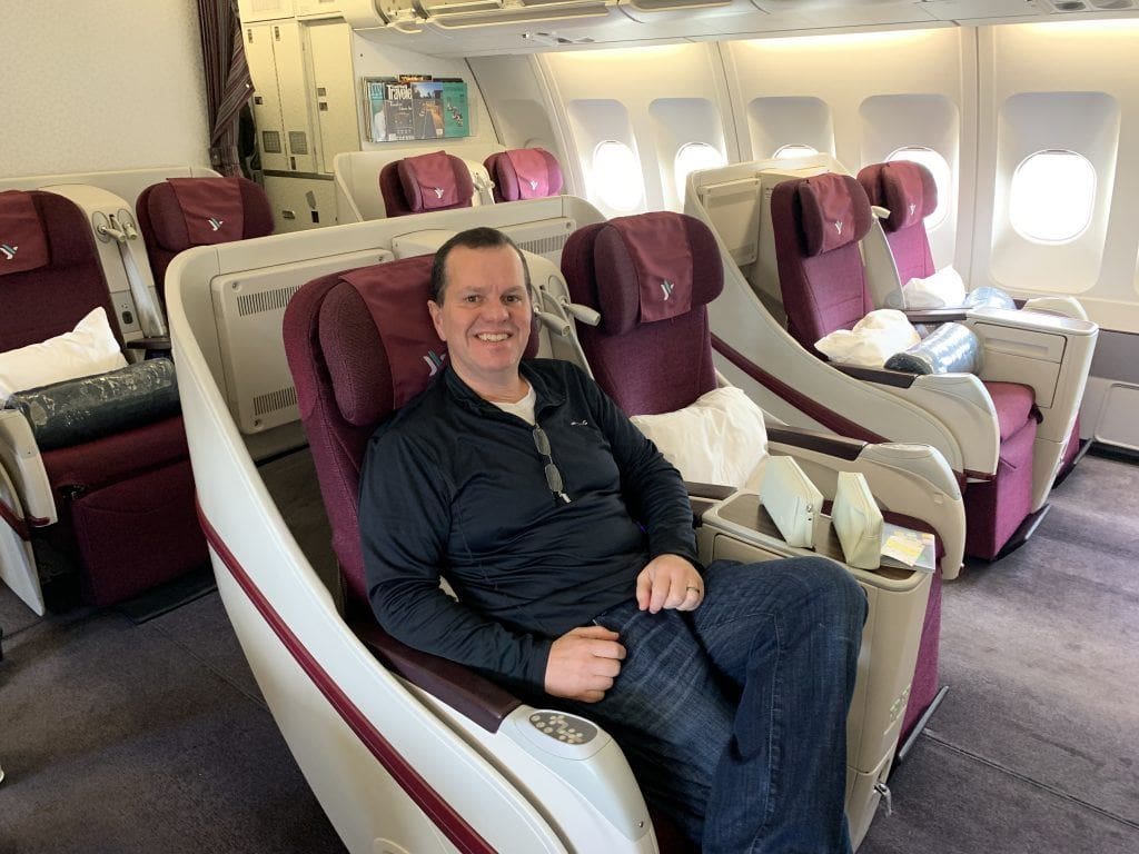 Air Italy Business Class Cabin Milan to New York JFK