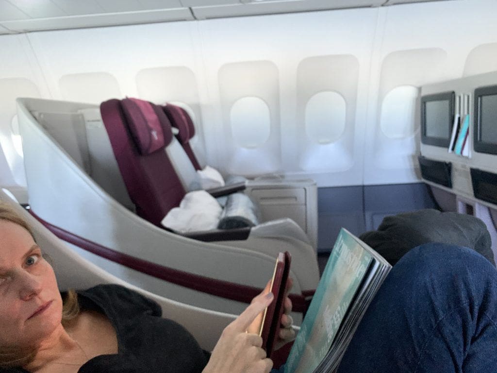 Air Italy Business Class Empty Seats