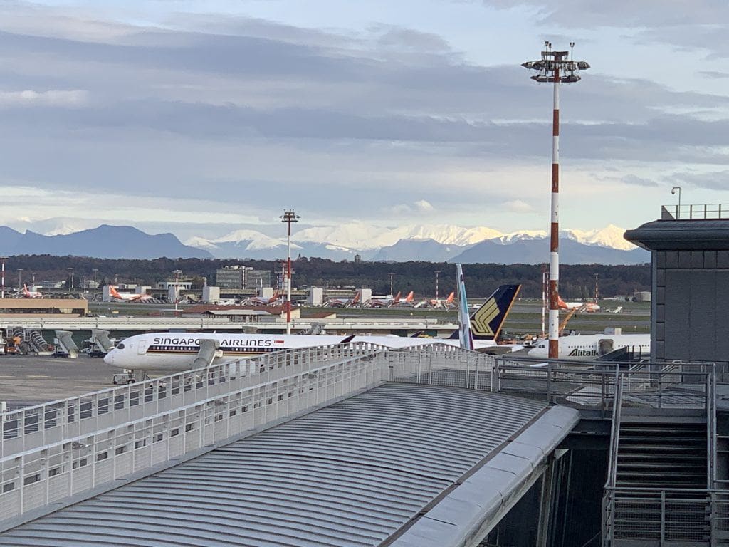 Priority Pass Lounge Malpensa Airport Terminal 1 Views