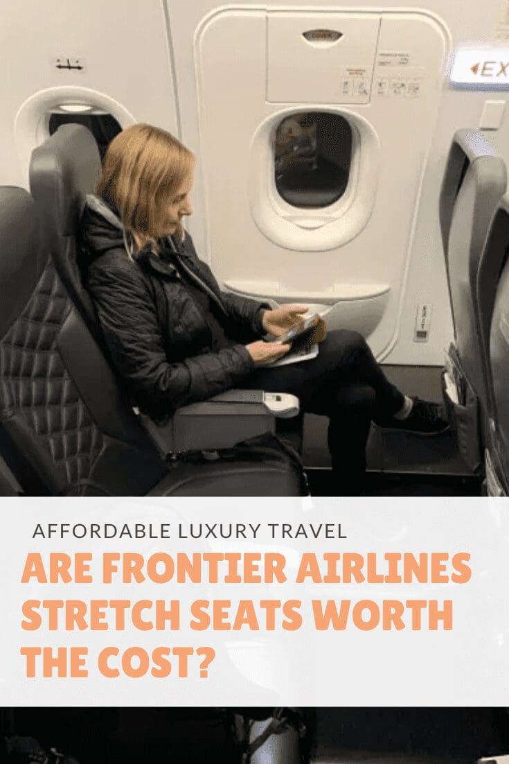 Frontier Airlines Stretch Seats