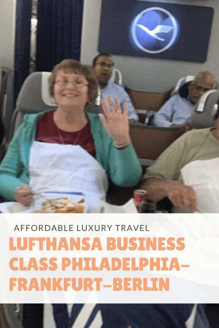 Lufthansa business Class Philadelphia Frankfurt Berlin