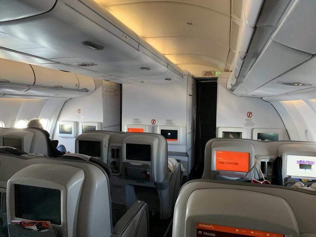 Avianca Business Class A330 Business Class Cabin