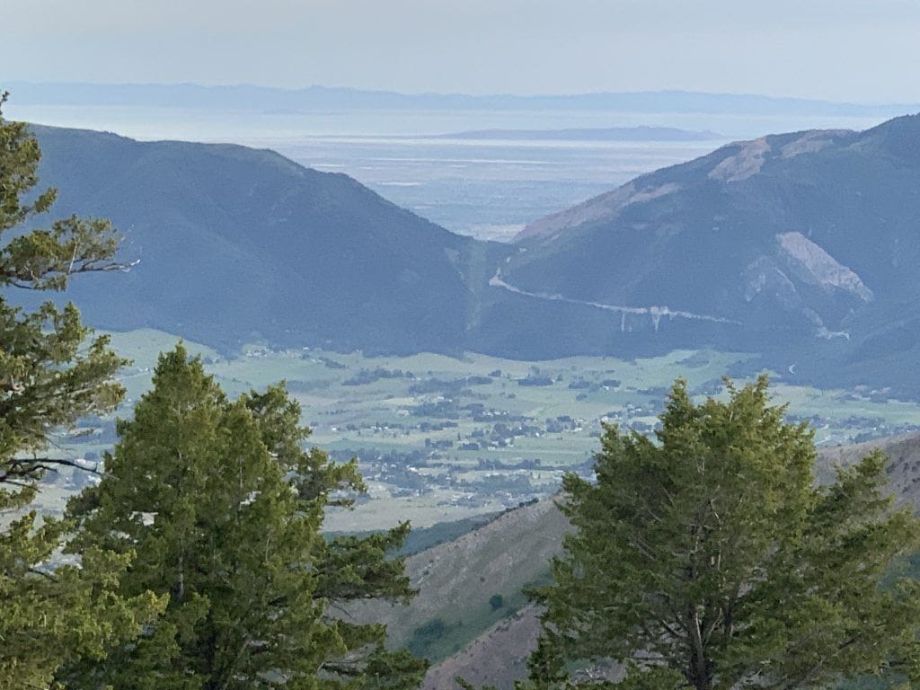Powder Mountain View of Salt Lake