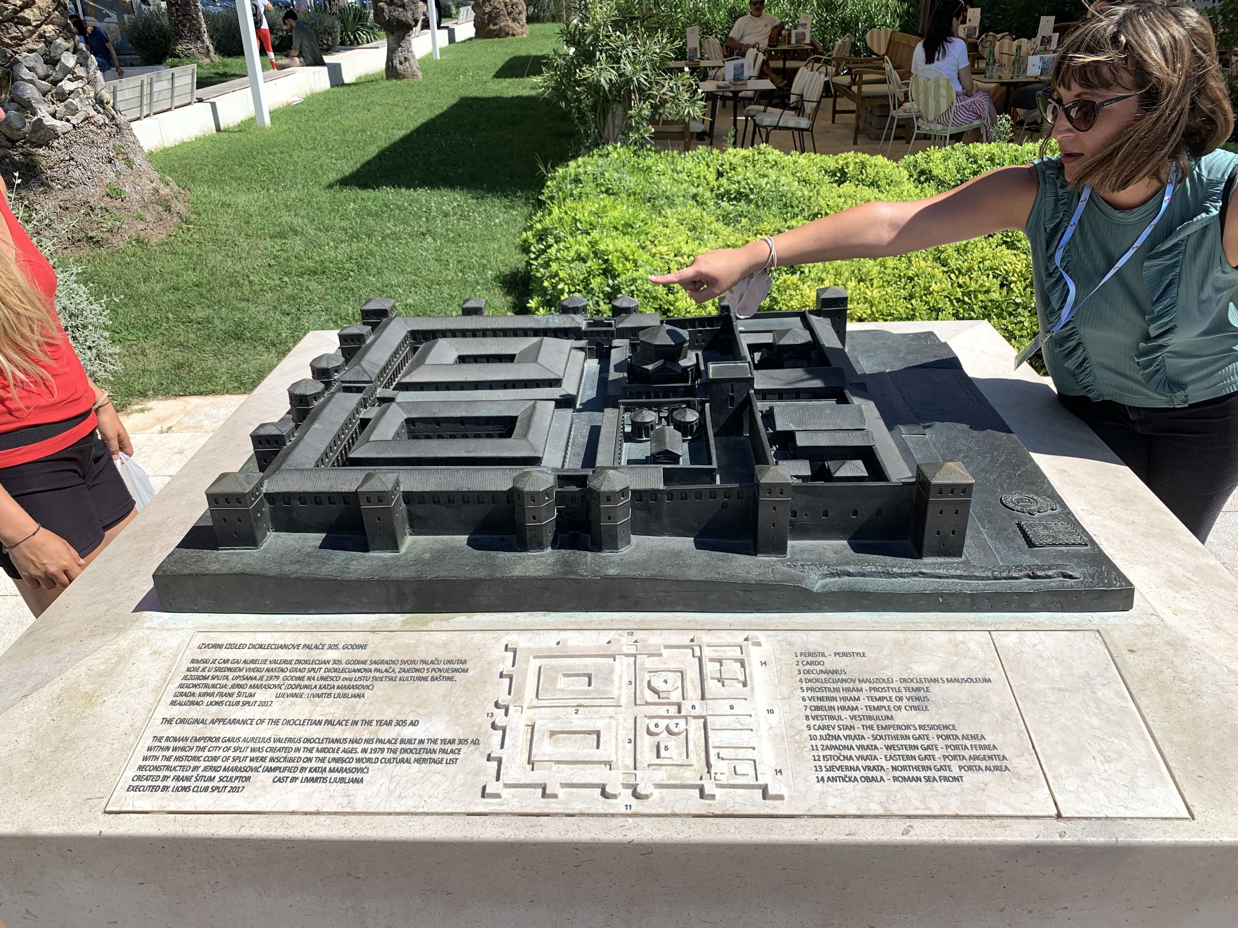Model of Diocletian's Palace Walking Tour