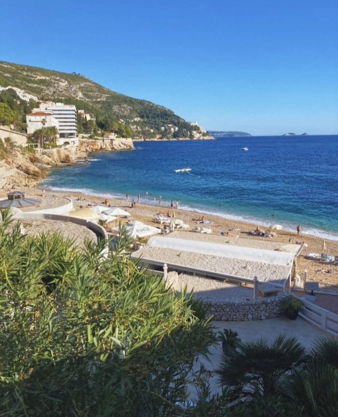 Banje Beach, Dubrovnik, Croatia