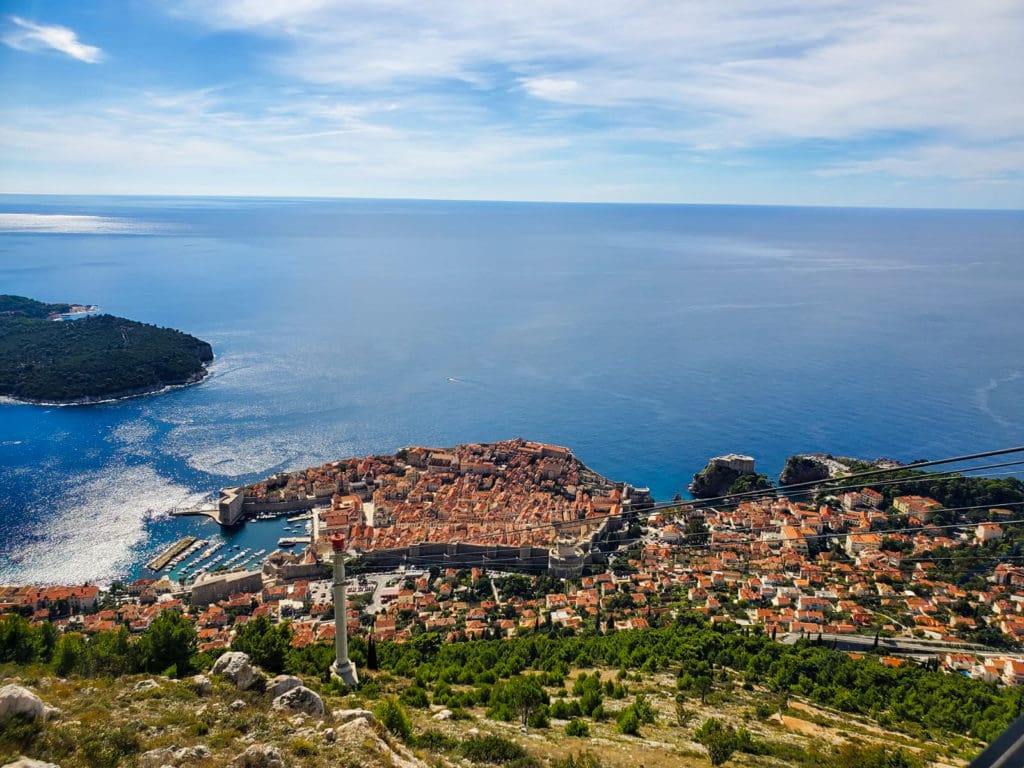 Cable Car View, Dubrovnik, Croatia