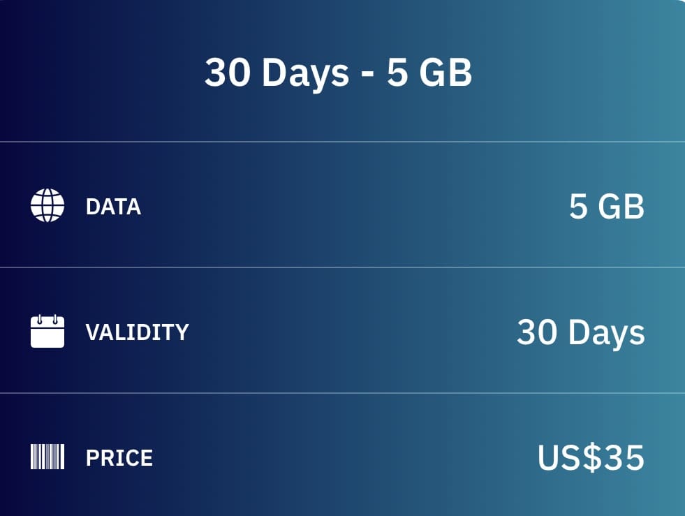 Airalo 30 Day Global eSIM Data Package