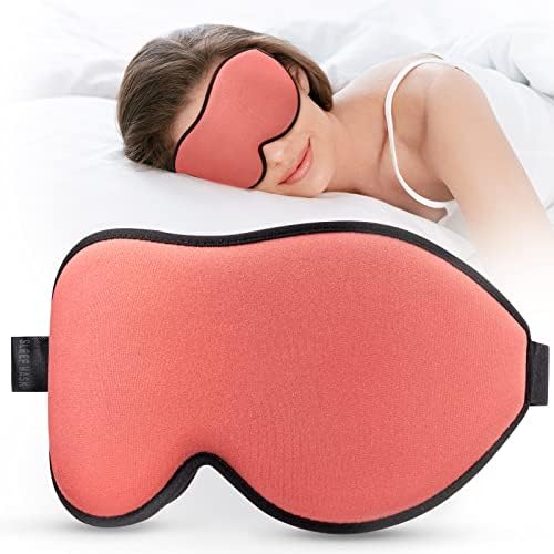 Contoured LitBear sleep mask shaped for side sleepers