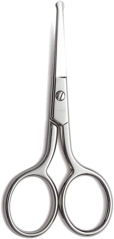 LIVINGO rounded tip nose hair scissors