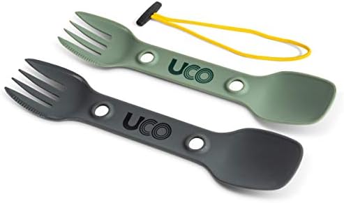 UCO three in one utility spork with spoon and serrated fork ends