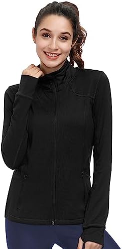 Dolcevida full zip lightweight athletic jacket