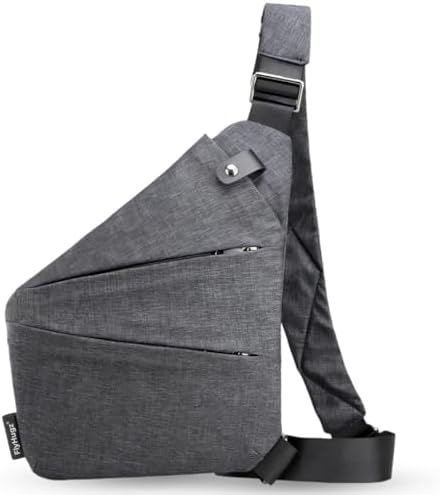 Travel Safety Essentials 5 FlyHugz canvas anti theft crossbody sling bag