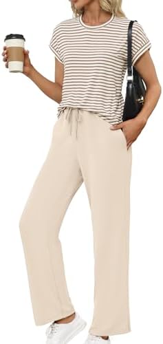 Summer Travel Clothing Essentials for Women 25 Glamaker striped two piece summer set