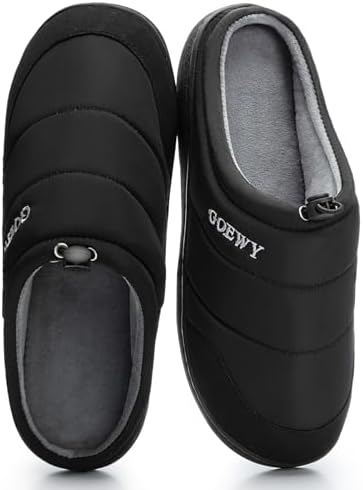 GOEWY two tone memory foam slippers