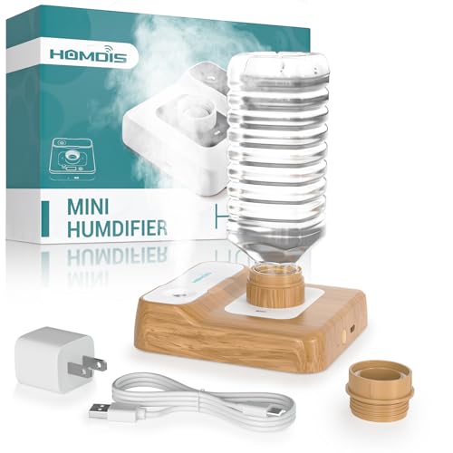 Make Any Rental Feel Like Home 13 HOMDIS portable travel humidifier with a wood grain finish