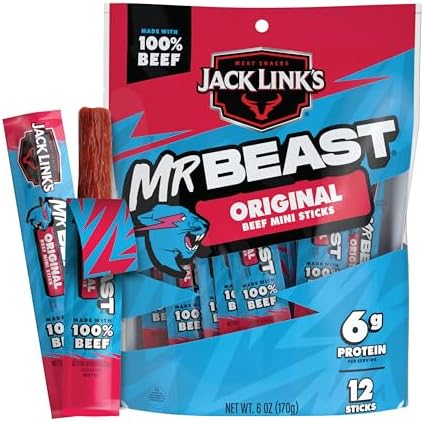 Jack Link's mini beef jerky sticks twelve pack