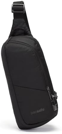 Travel Safety Essentials 4 Black Pacsafe Vibe 150 anti theft sling pack