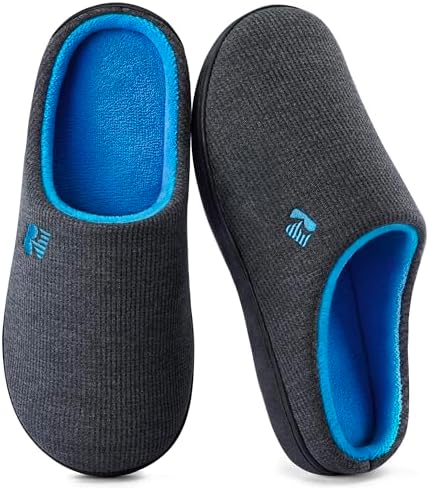 Make Any Rental Feel Like Home 15 RockDove men's two-tone memory foam slipper