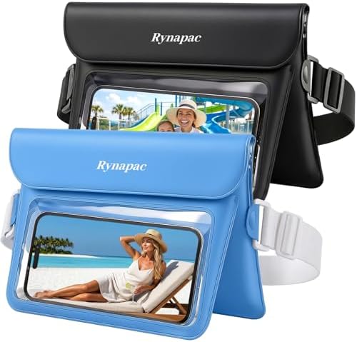 Packing Essentials 10 Rynapac waterproof phone pouch worn as a belt bag