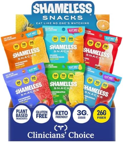 Shameless Snacks sour gummy variety pack