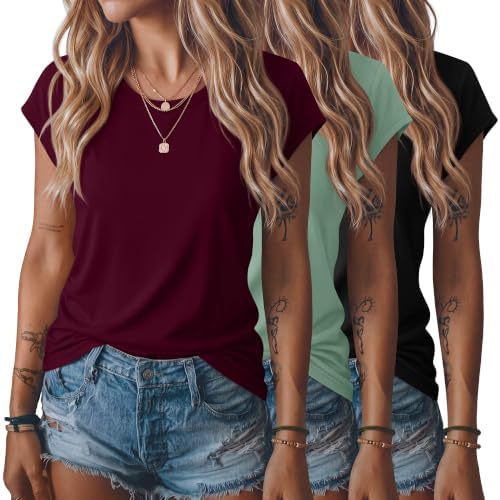 Summer Travel Clothing Essentials for Women 11 Three Velvelhall cap sleeve tops