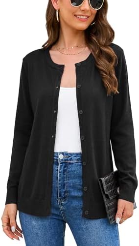 Veryoung lightweight crewneck cardigan