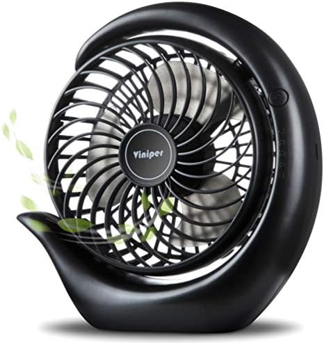 Travel Tech We Carry 18 viniper portable rechargeable small desk fan