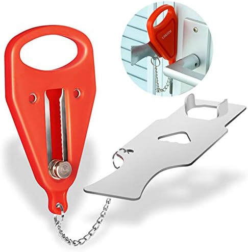 Lisa's Travel Product Picks 1 Red and steel portable door lock