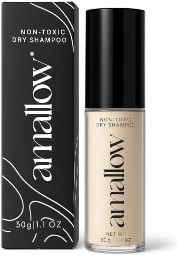 Travel Toiletries Lisa Recommends 7 Amallow non-toxic dry shampoo powder bottle