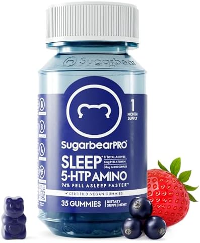 SugarBearPro sleep gummies bottle, one month supply