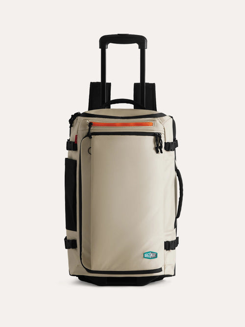 Luggage and Bags We Use 2 Cream BAGSMART Blast 43L roller backpack