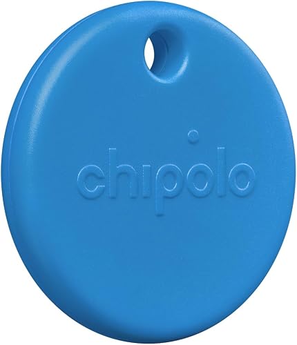 Blue Chipolo POP Bluetooth tracker for iPhone or Android
